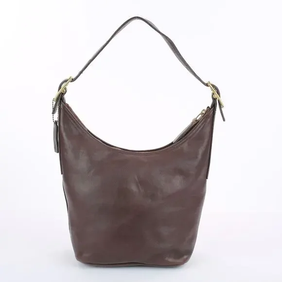 Coach Vintage Brown Leather Bag -9823 - Picture 2 of 7